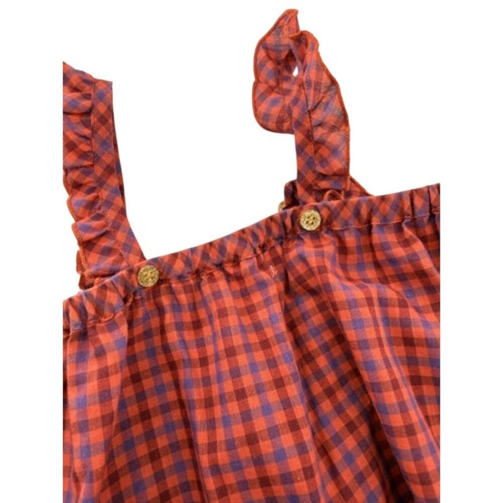 Pink Chicken NY Gingham Tiered Sundress 8Y - Picture 4 of 6